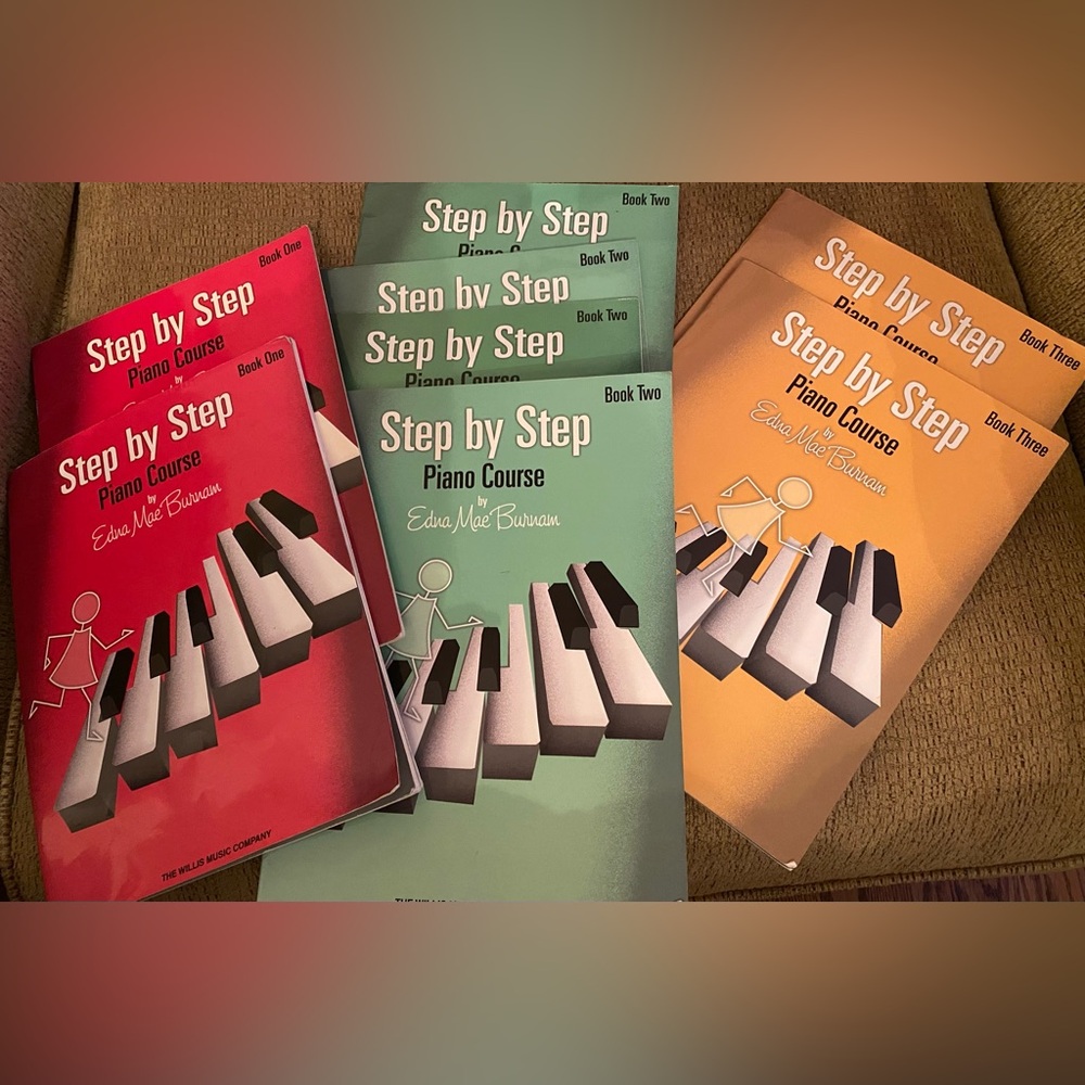 Step by Step Piano Course Books